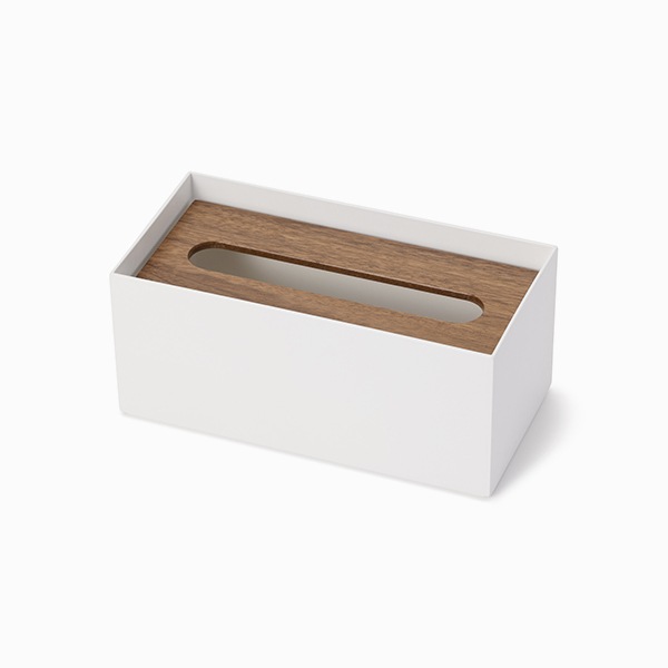 ライクイット ティッシュボックス リバーシブル木蓋（ホワイト） like