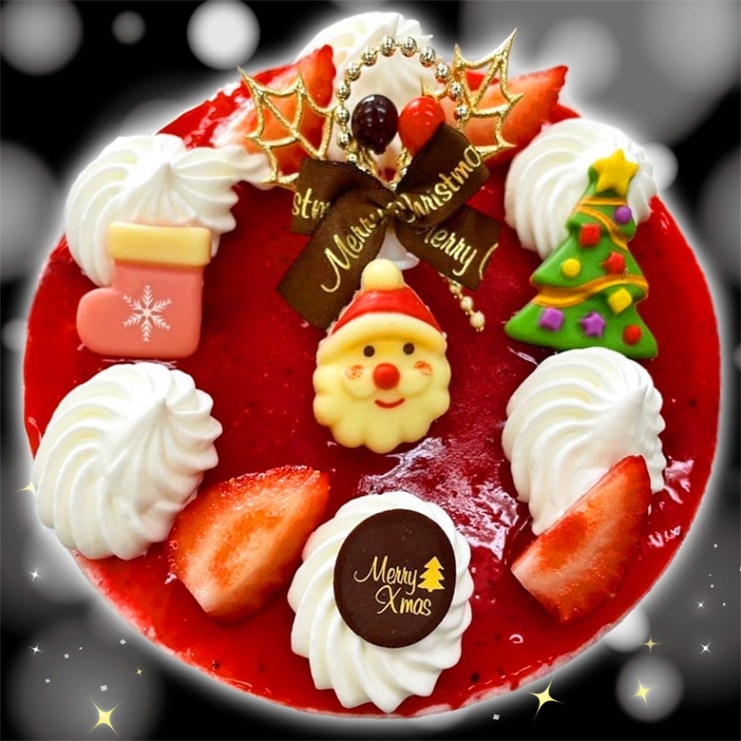 クリスマス限定！苺のミルフィーユ♪アイスケーキ