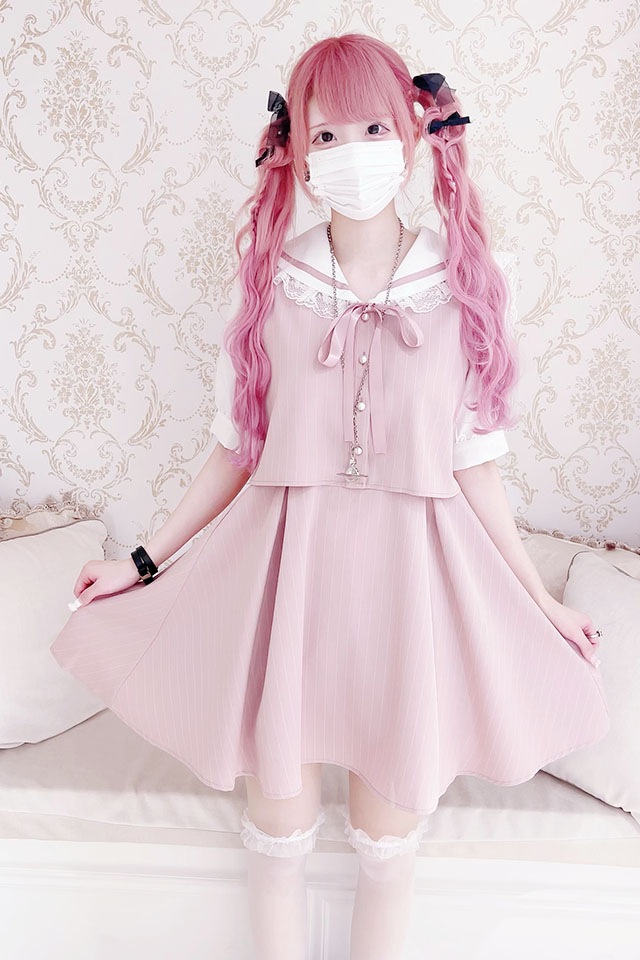 Ma Rs セットアップ風セーラーワンピース ピンク Size F Ma Rs All Item ワンピース ミニ Ma Rs Webstore By Lilimpark