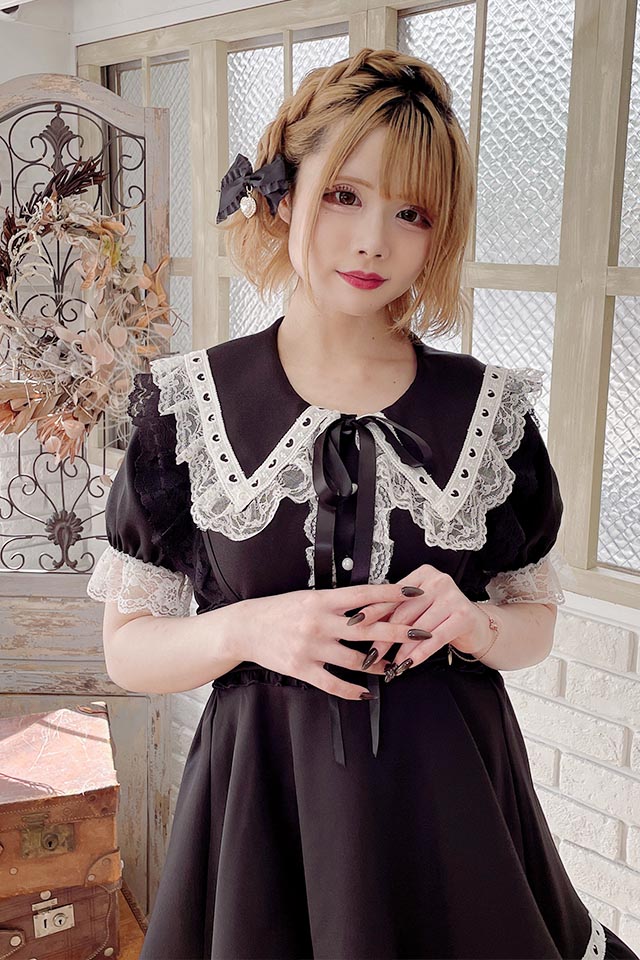 MARS マーズ さきまるちゃんコラボ ハートレースセーラー セットアップ