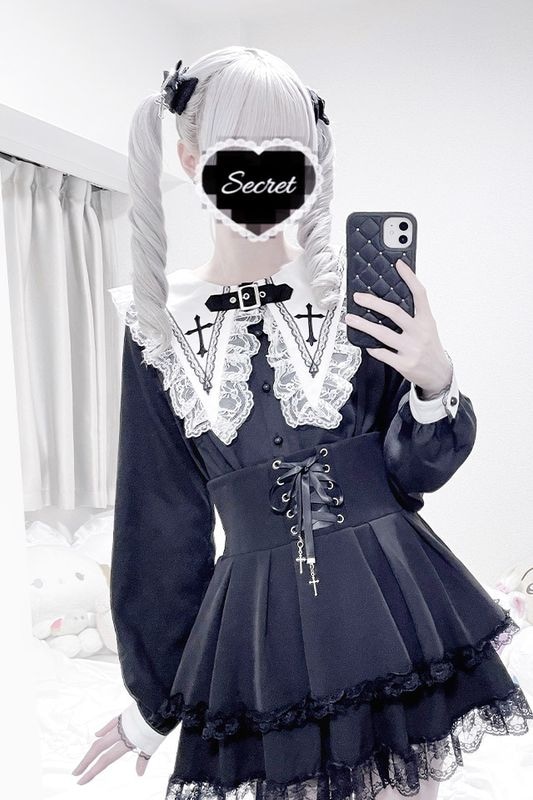【MA*RS】ベルト付きクロス刺繍ブラウス - ホワイト size-F