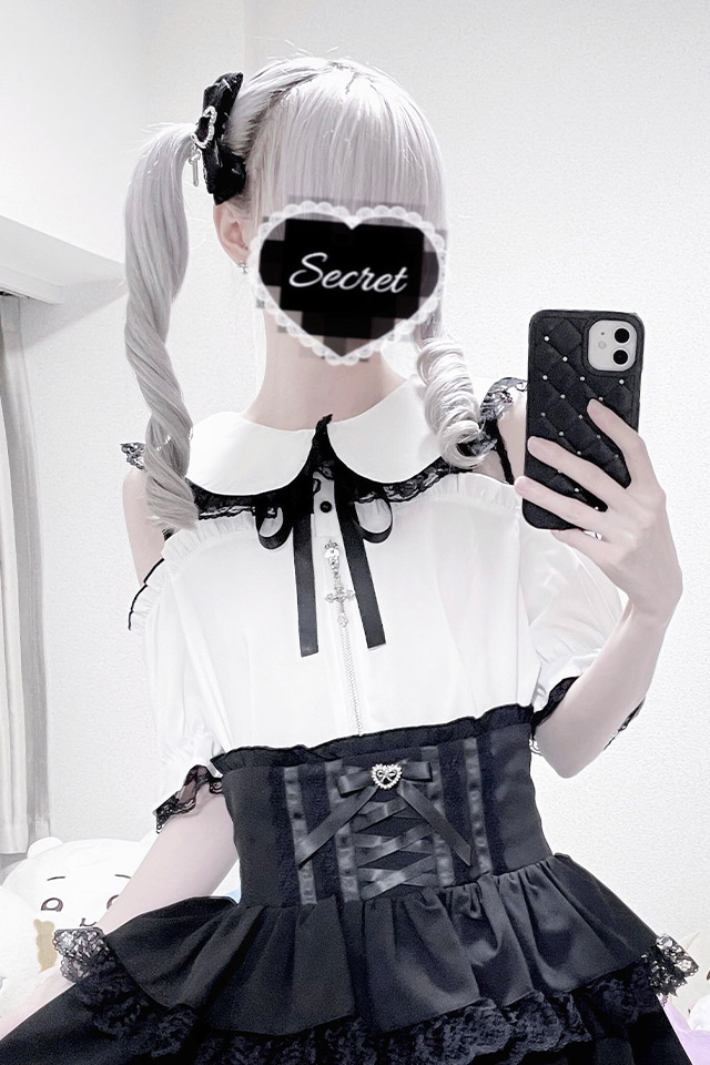 ❁Ma❁専用 MA*RS】肩開きZIPスライダーブラウス - ホワイト size-F | 地雷