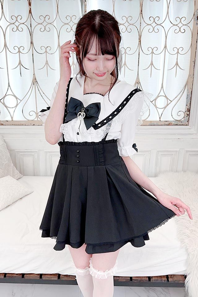 MA*RS】裾レーススカパン - ブラック size-F | 地雷系・量産型の  