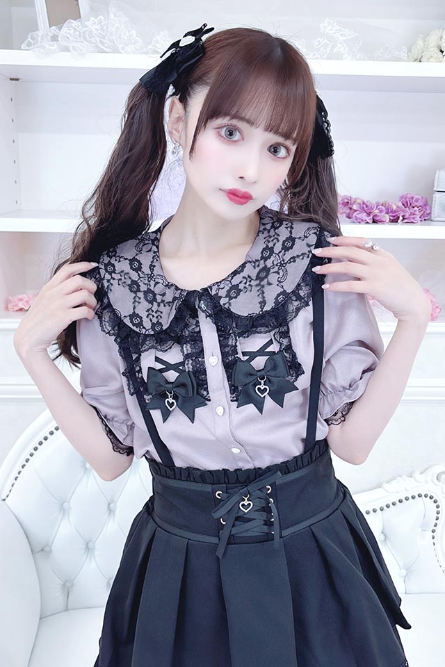 MA*RS】ヨークリボンブラウス - ピンク size-F | 地雷系・量産型の  