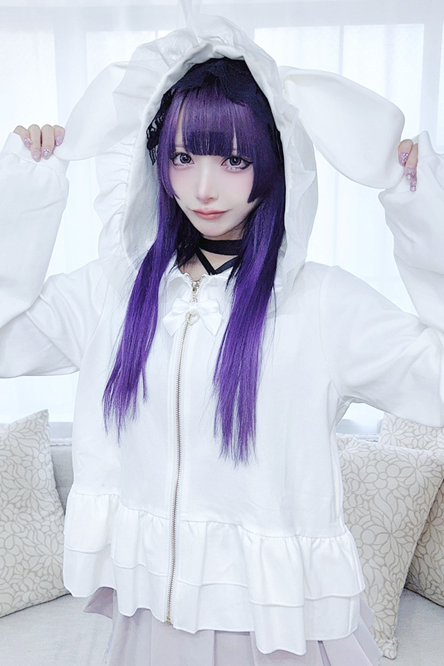 プルオーバーパーカー　ホワイト　XL セーラームーン　ミュージアム BURNEDESTROSEコラボ】美少女戦士セーラームーン 刺繍パーカー