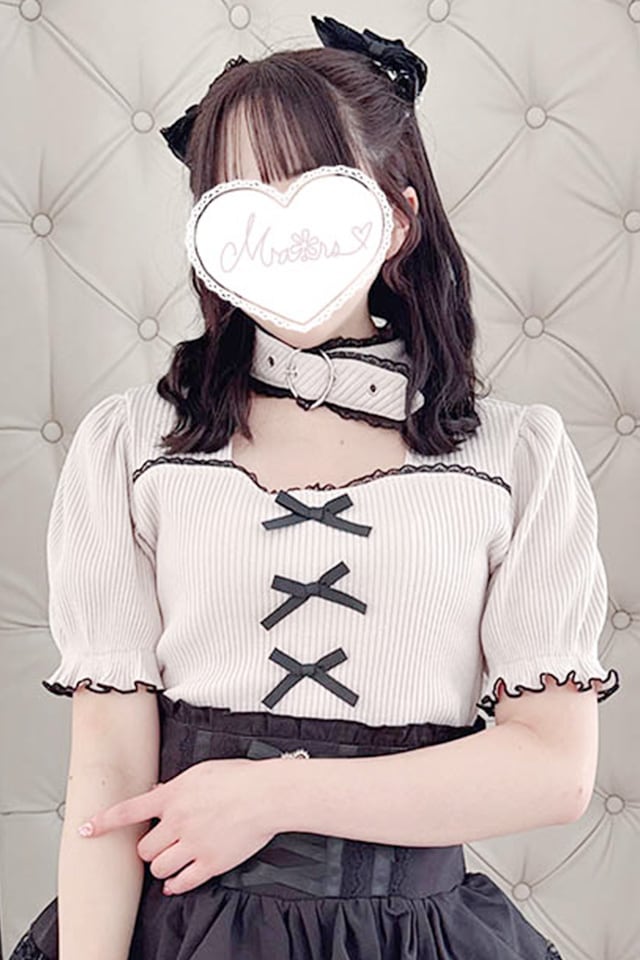 MA*RS♡ma*rs♡MARS♡mars♡マーズ♡配色リボンレーストップス♡ MA*RS】ハートベルト付きテレコトップス - ピンク size-F | 地雷
