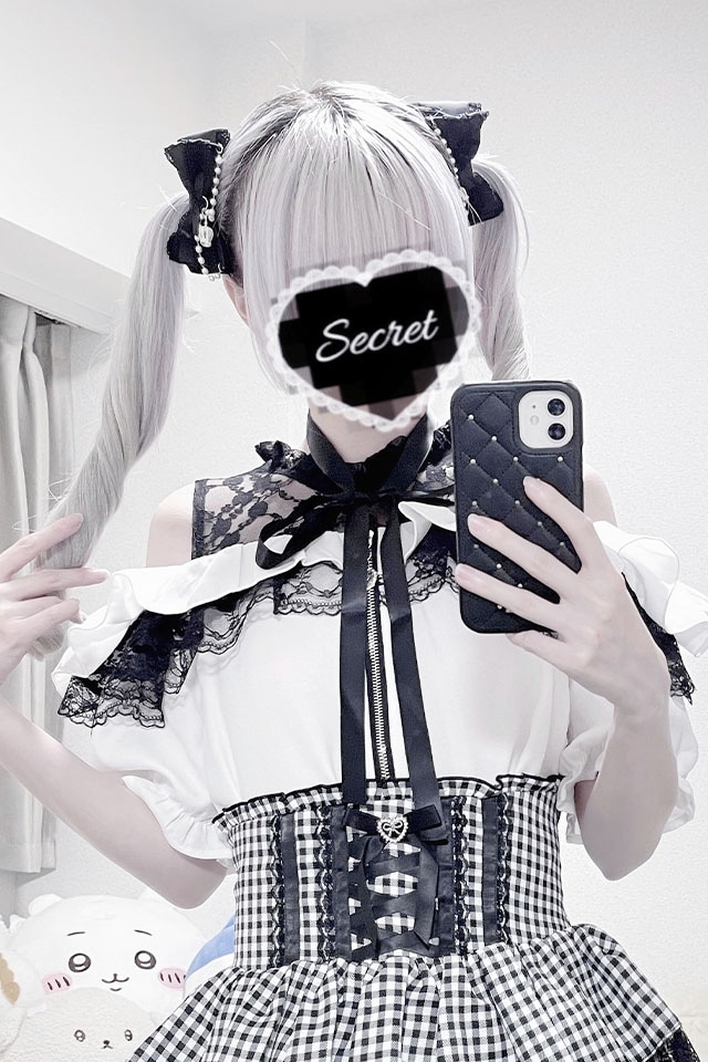 MA*RS】肩開きフリルスライダーブラウス - WHT/ブラック size-F