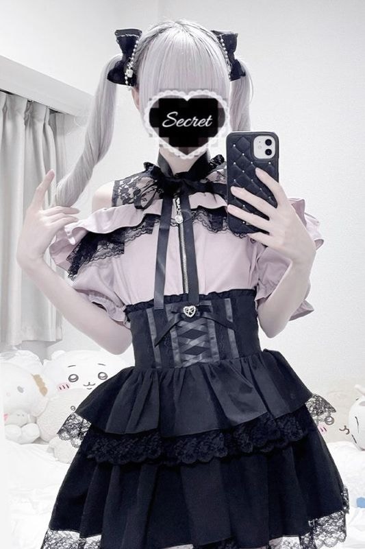 ��MA*RS�۸������ե�륹�饤�����֥饦�� - PNK/�֥�å� size-F