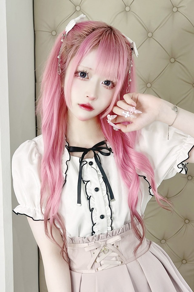 マーズ　ピンク　ビジュー　リボン 　カチューシャ レースリボンカチューシャ【WEB限定価格】 | kawaii -outlet