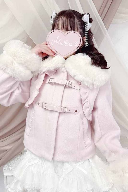 【美品✨️】MARS トリプルリボンうさ耳ファーコート MA*RS（アメーバーマーズ）の「トリプルりぼんうさ耳ファー