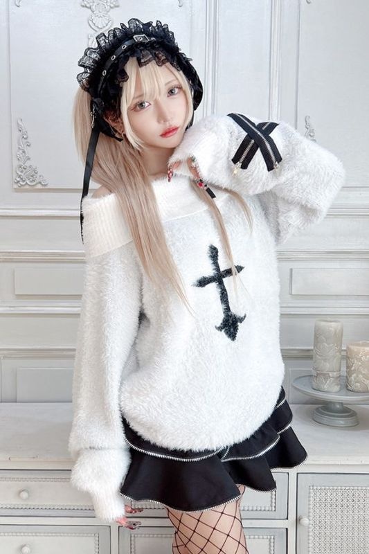 MARS 長袖ニット KNIT SWEATER|地雷系・量産型のファッション通販サイトMARS