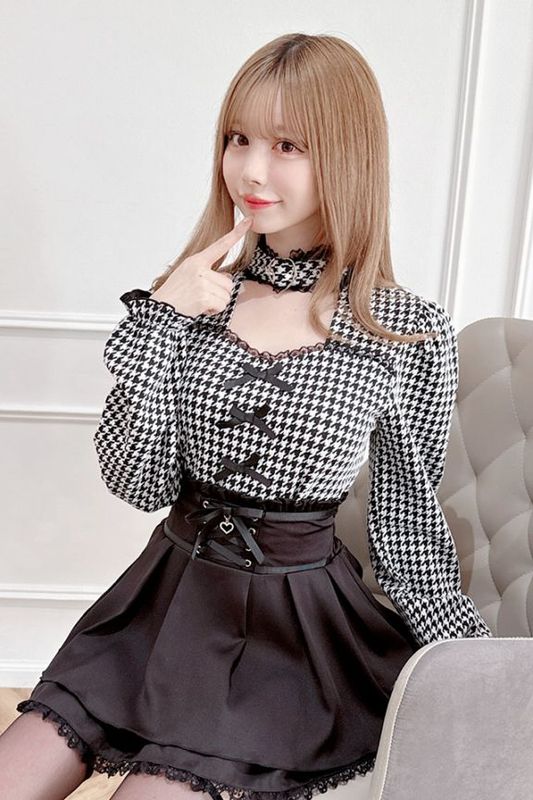 MA＊RSのミニスカート MA*RS】ZIPフリルスカパン - ブラック size-F | 地雷系・量産型の