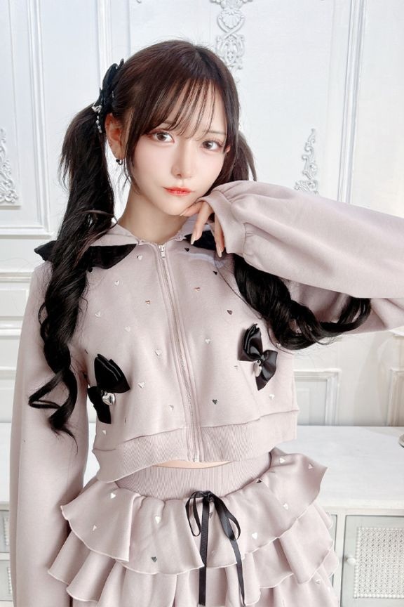 ❤︎ハンドメイドオーダー❤︎ 地雷系 量産型 女児 メイド服🐈‍⬛ ♡ ♡ ♡ ♡ #量産型 #量産型ヲタク #量産型コーデ