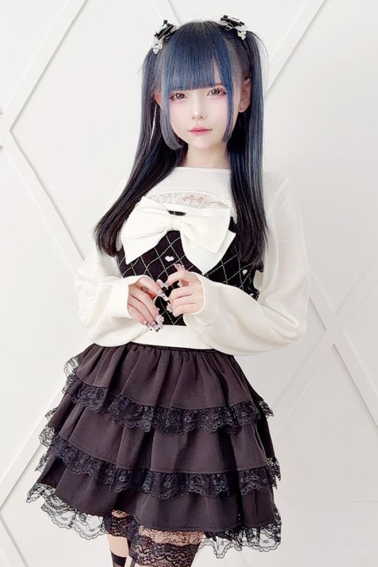 ��Princess Melody�۶������ϡ������˥åȥץ륪���С� - BLK/�ۥ磻�� size-F