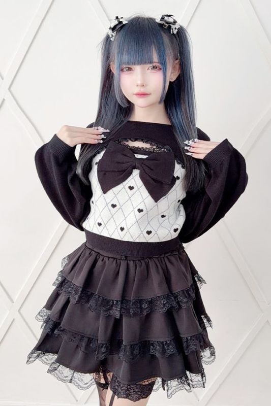 ��Princess Melody�۶������ϡ������˥åȥץ륪���С� - WHT/�֥�å� size-F