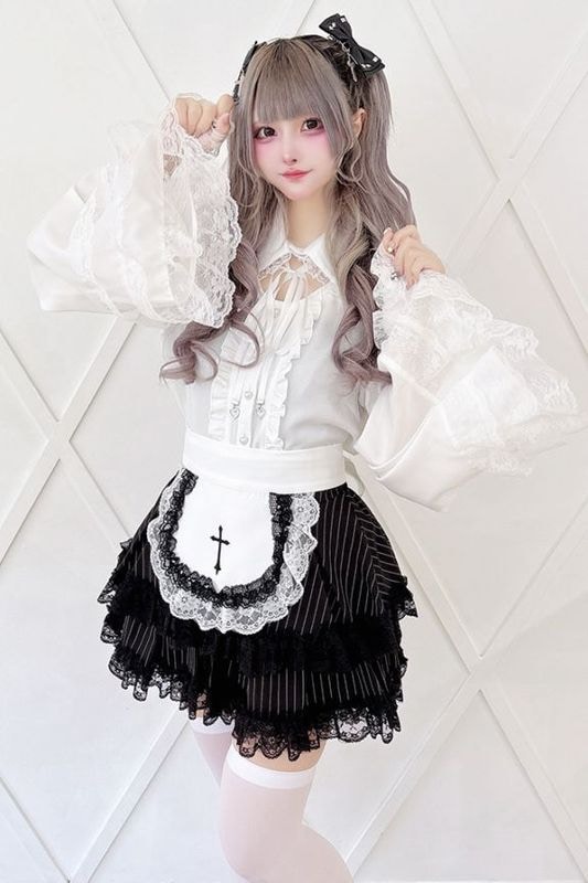 ��MA*RS�ۥ������ɽ��졼�����ץ����դ��ե�륹���ѥ� - BLK/�ۥ磻�� size-F