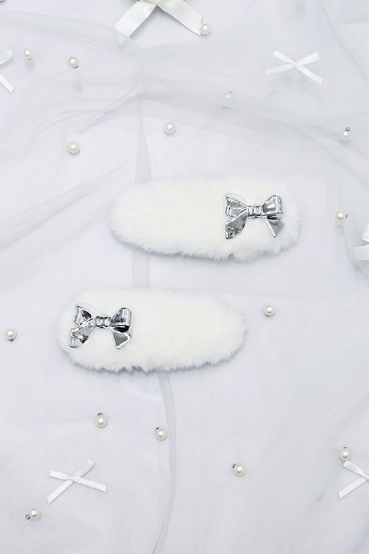 ��Princess Melody�ۥ���С���ܥ�ե�������åף���SET - �ۥ磻�� size-F