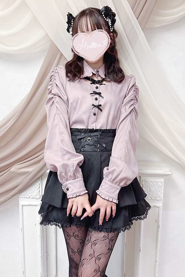 こもれび 様BS後ろフリル羽織 姫袖とたっぷりフリルのバイカラードレス | BODYLINE & LunaBelle