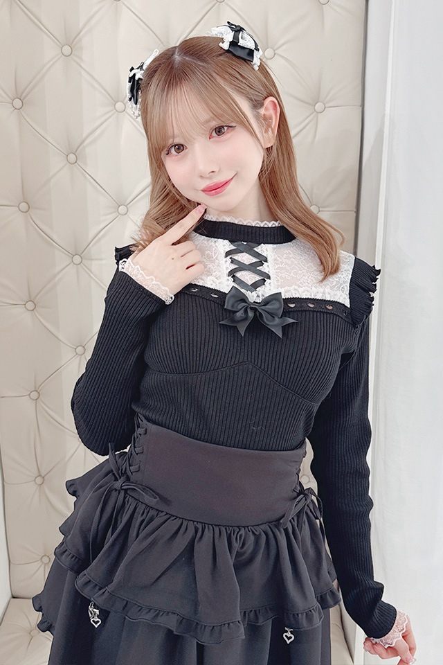 ��MA*RS�ۥϡ��ȥ졼���ߥ졼�����åץƥ쥳�ȥåץ� - BLK/�ۥ磻�� size-F