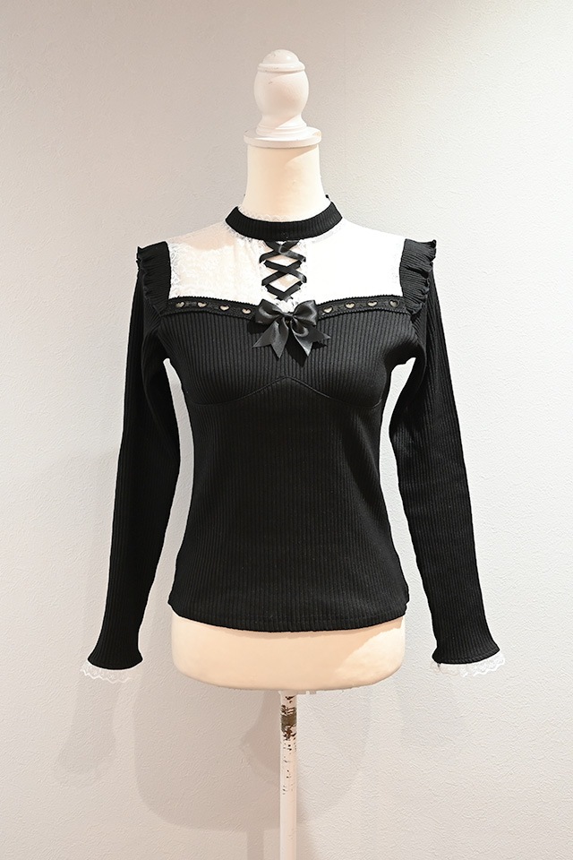 ��MA*RS�ۥϡ��ȥ졼���ߥ졼�����åץƥ쥳�ȥåץ� - BLK/�ۥ磻�� size-F