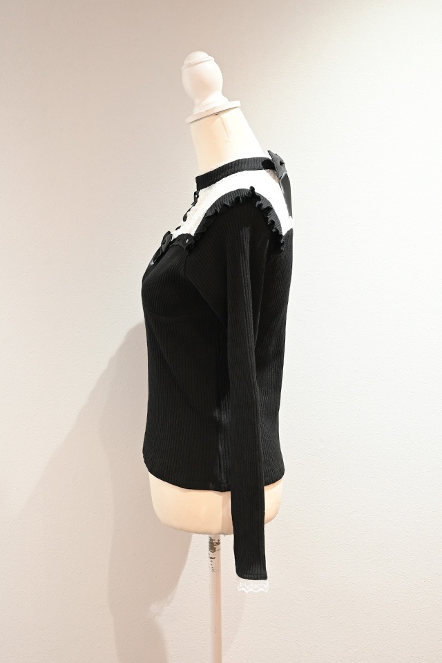 ��MA*RS�ۥϡ��ȥ졼���ߥ졼�����åץƥ쥳�ȥåץ� - BLK/�ۥ磻�� size-F