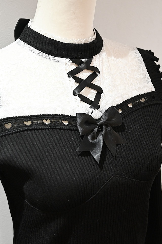 ��MA*RS�ۥϡ��ȥ졼���ߥ졼�����åץƥ쥳�ȥåץ� - BLK/�ۥ磻�� size-F