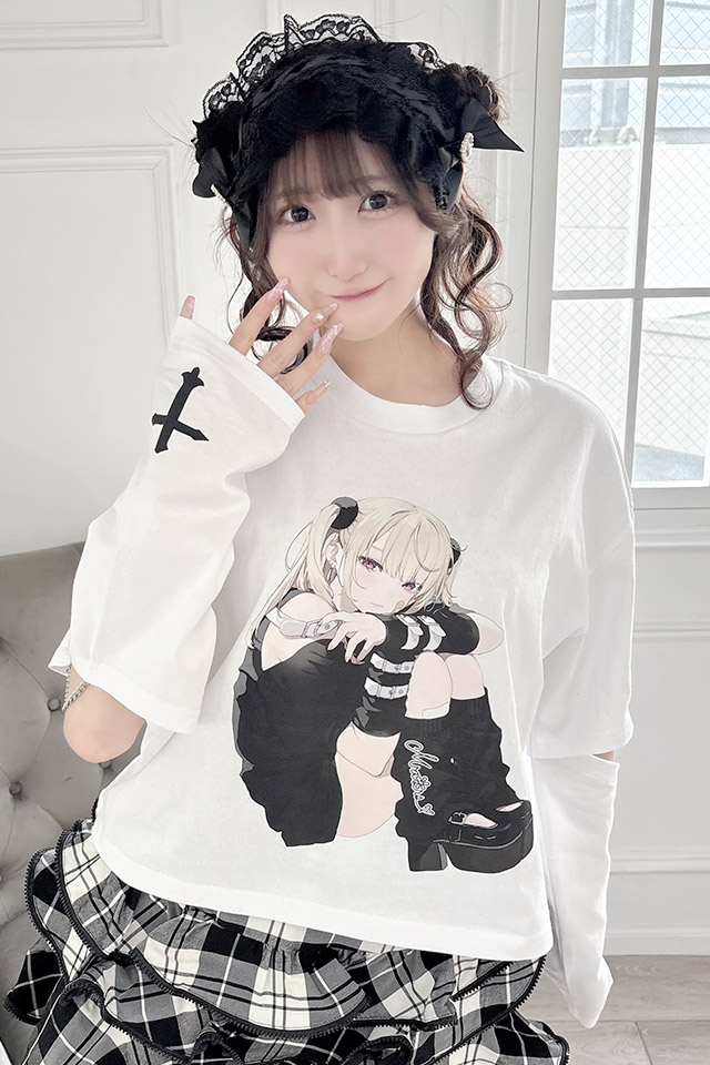 MA*RS】【 MA*RS ×はむねずこさんコラボ 】袖ループチェーンロン