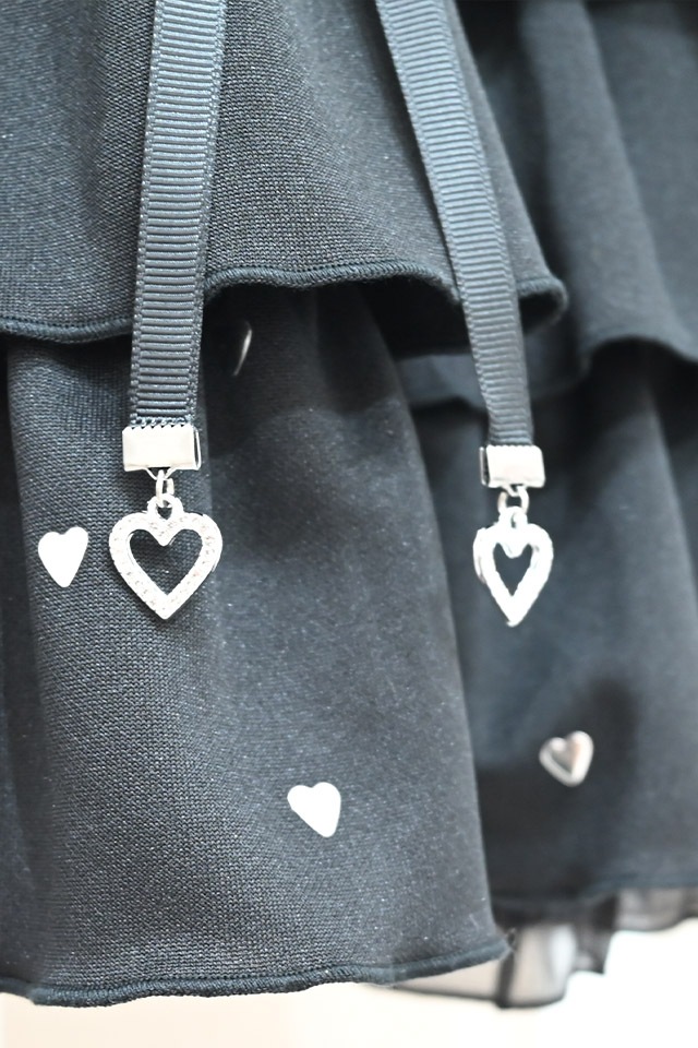 Princess Melody】ハートスタッズショートフリルスカパン