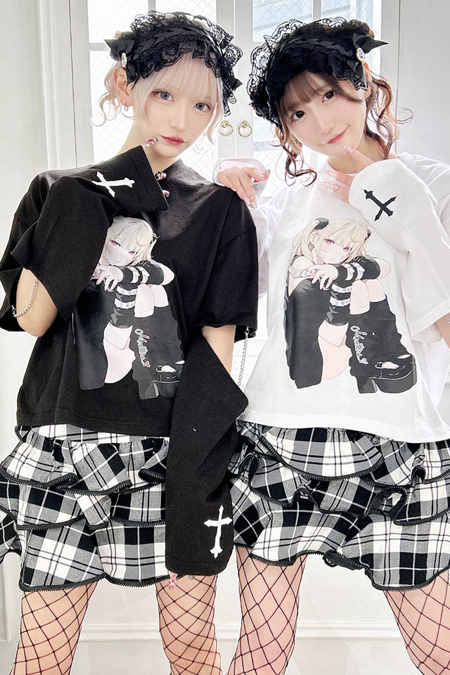 マロマロマロン♡ MA*RS】【 MA*RS ×はむねずこさんコラボ 】袖ループチェーンロン