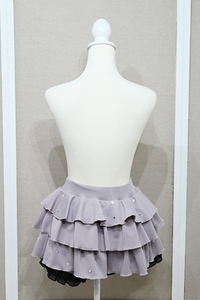 Princess Melody】ハートスタッズショートフリルスカパン