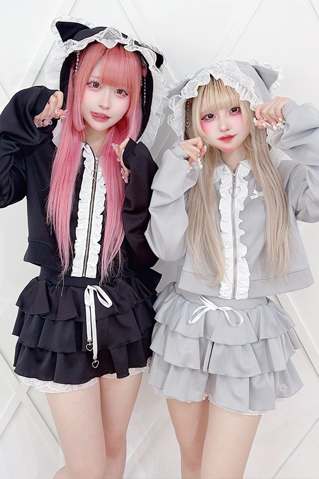 新品！ふわふわうさぎのジャガードプルオーバー上下セットグレー Amazon | [YUANYUAN] HAUTE ジャージ 上下セット レディース スーツ