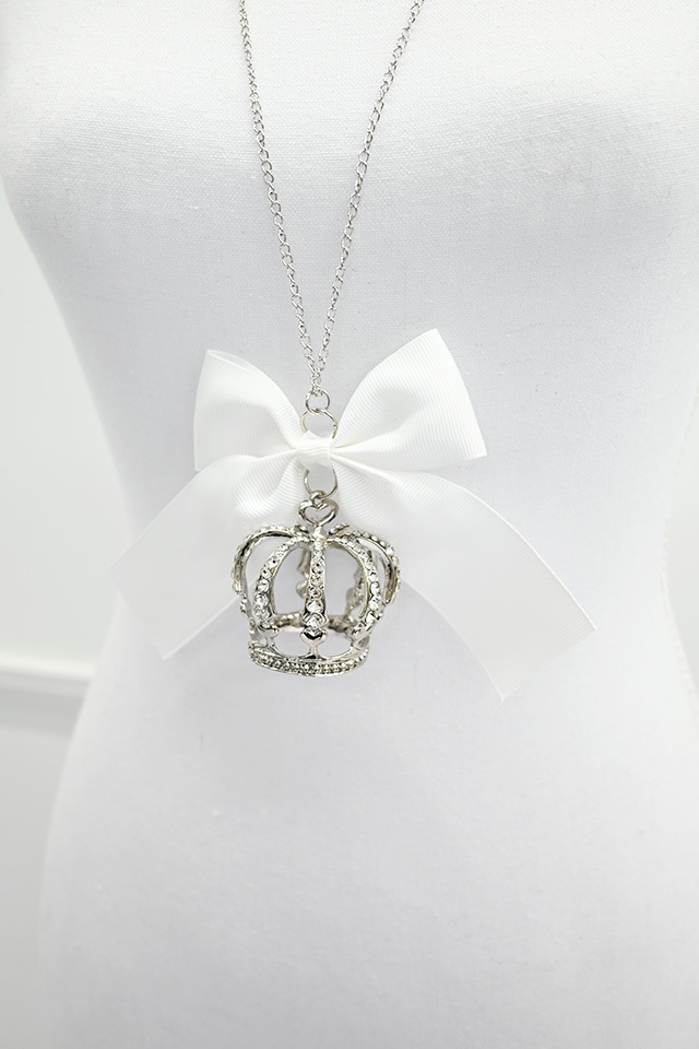 ��Princess Melody�ۥ�ܥ�ߥӥå����饦��ͥå��쥹 - �ۥ磻�� size-F