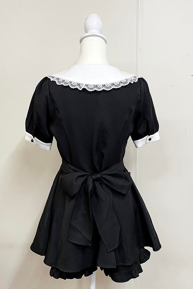 MA*RS】【二点SET】クロス刺繍襟レースセットアップ - ブラック size-F  