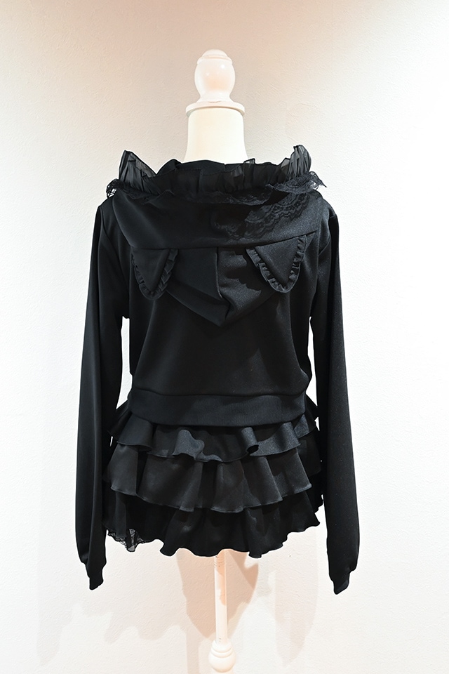 Princess Melody】ねこみみパーカーセットアップ - ブラック size-F