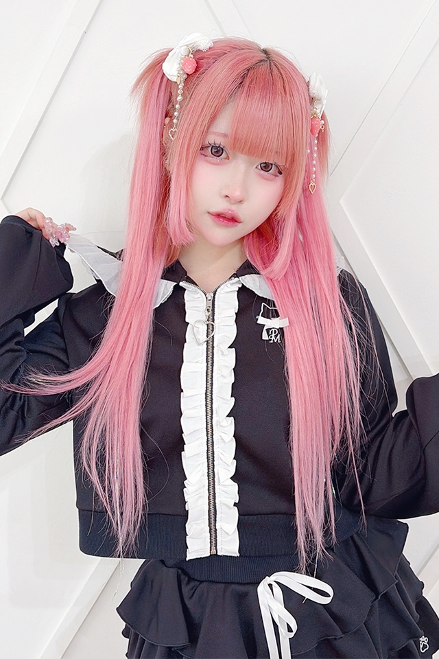 Princess Melody】ねこみみパーカーセットアップ - BLK/ホワイト size