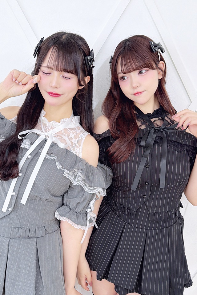 MA*RS】肩開きレースフリルセットアップ - グレー size-F | 地雷系