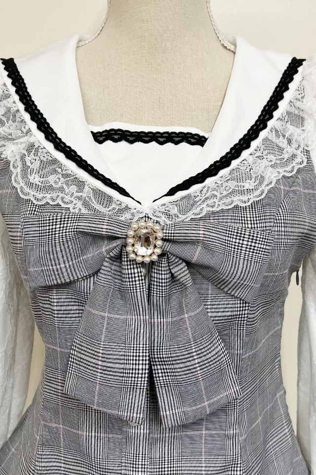 【MA*RS】【2点SET】ハートレースセーラーセットアップ - BLK/ホワイト size-F-Ma*rs WebStore by LiLimPark