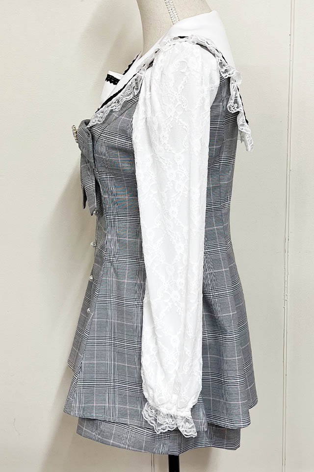 【MA*RS】【2点SET】ハートレースセーラーセットアップ - BLK/ホワイト size-F-Ma*rs WebStore by LiLimPark