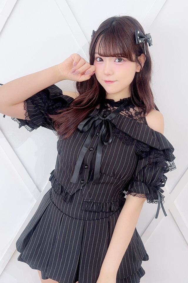 MA*RS】肩開きレースフリルセットアップ - BLK/ホワイト size-F | 地雷
