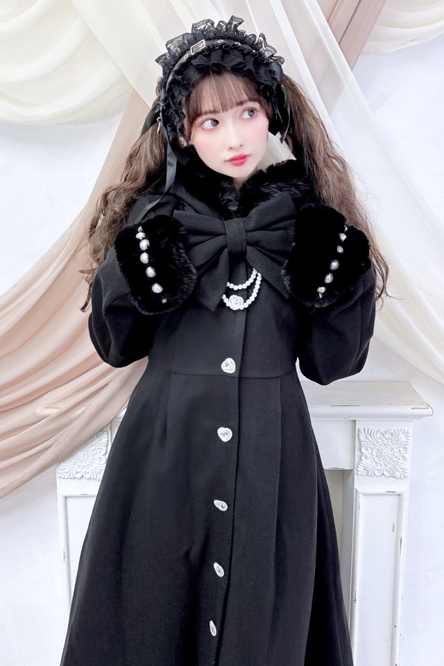 MARS Princess Melody ケープ ポンチョ コート ブラック Princess Melody 黒 ポンチョ・ケープコート MARS