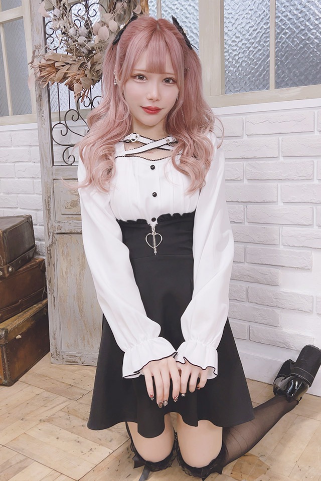 MA*RS】ハートZIPタックフレアスカート - ブラック size-F | MA*RS ALL