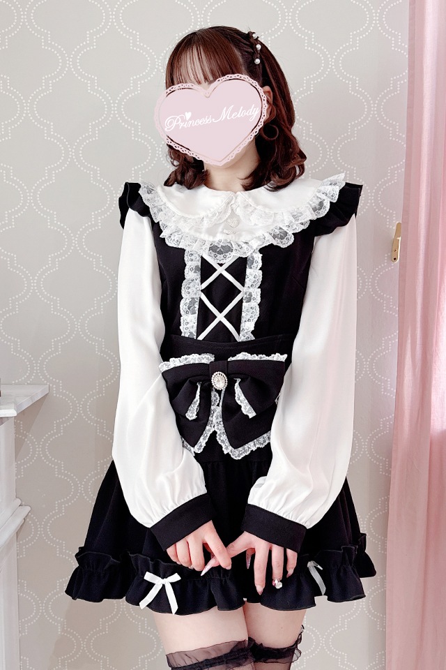 ��Princess Melody�ۥ졼�����åץ衼���ե��֥饦�� - �֥�å� size-F