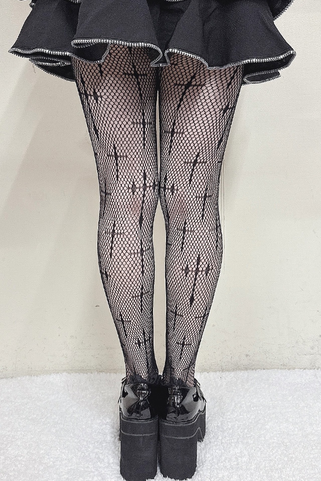 MA*RS】クロスあみタイツ - ブラック size-F | 地雷系・量産型の