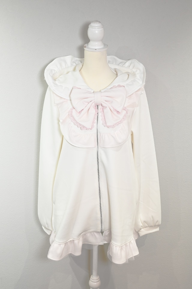 ��Princess Melody�ۥ��塼���ܤ󥿥��դ��ѡ��������ԡ��� - WHT/�ԥ� size-F