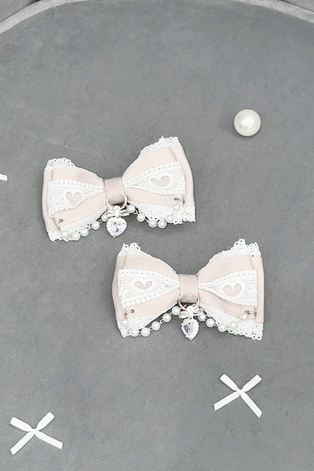 ��Princess Melody�ۥӥ��塼��ܤ�ϡ��ȡߥϡ��ȥ졼����ܤ�2��SET - PNK/�ۥ磻�� size-F