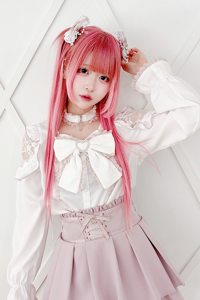 MARSおリボンダイヤ柄Sugar Glossフリル付キャミソール 黒/ピンク スカパン|地雷系・量産型のファッション通販サイトMARS（マーズ