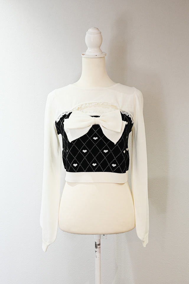 ��Princess Melody�۶������ϡ������˥åȥץ륪���С� - BLK/�ۥ磻�� size-F