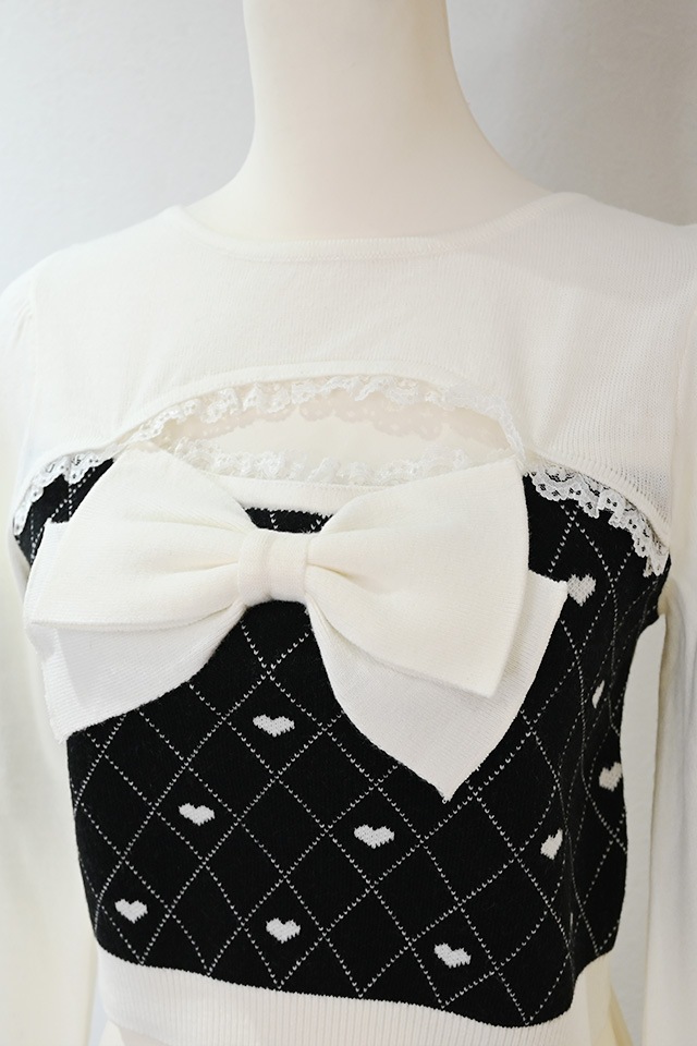 ��Princess Melody�۶������ϡ������˥åȥץ륪���С� - BLK/�ۥ磻�� size-F