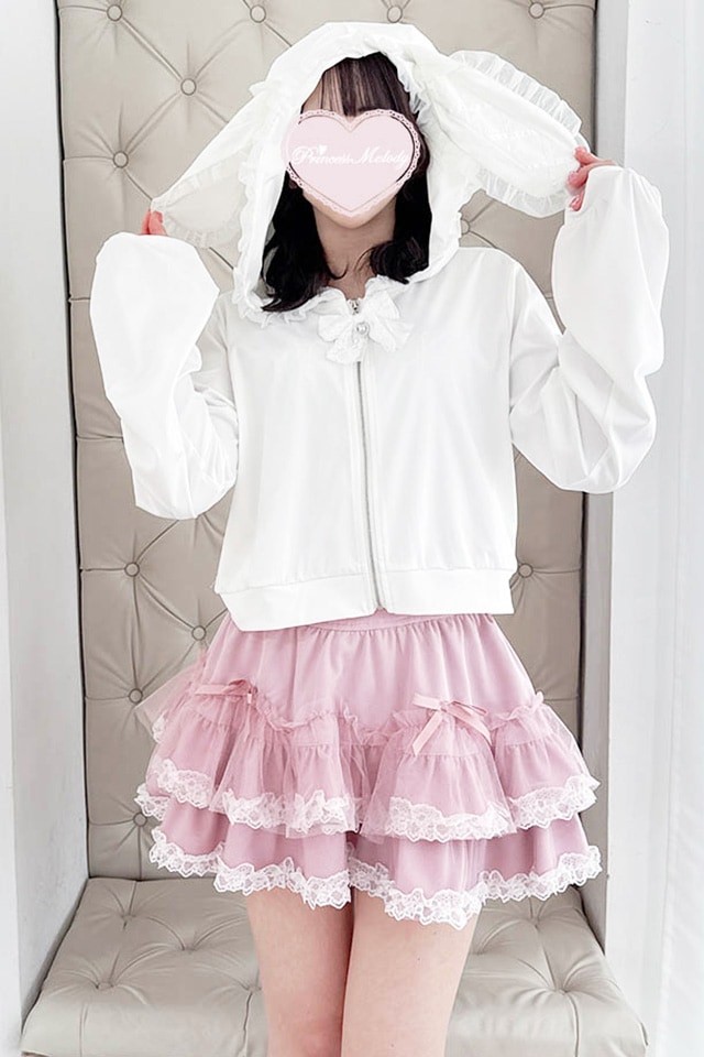 プリンセス♡めるめろでぃ様 リクエスト 2点 まとめ商品 Princess Melody】2段チュール重ねフリルスカパン - ピンク size