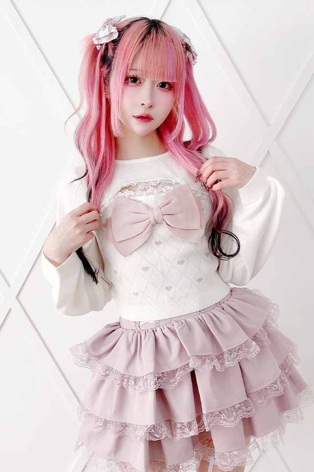 ��Princess Melody�۶������ϡ������˥åȥץ륪���С� - WHT/�ԥ� size-F